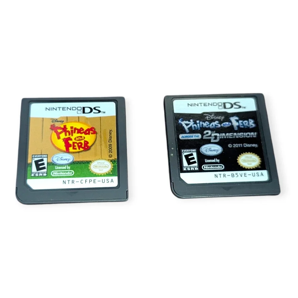 Nintendo DS Phineas and Ferb‎ Collection 2 Game Lot